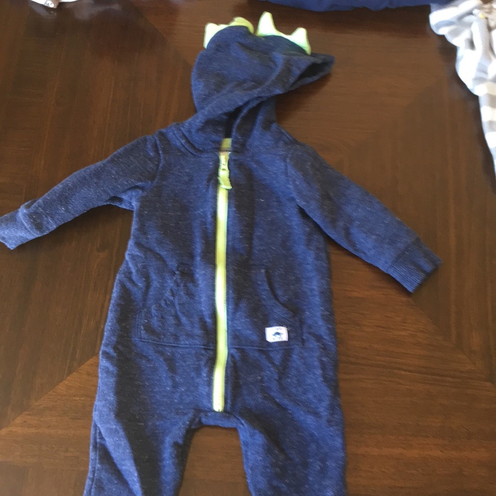 Baby dinosaur onesie!